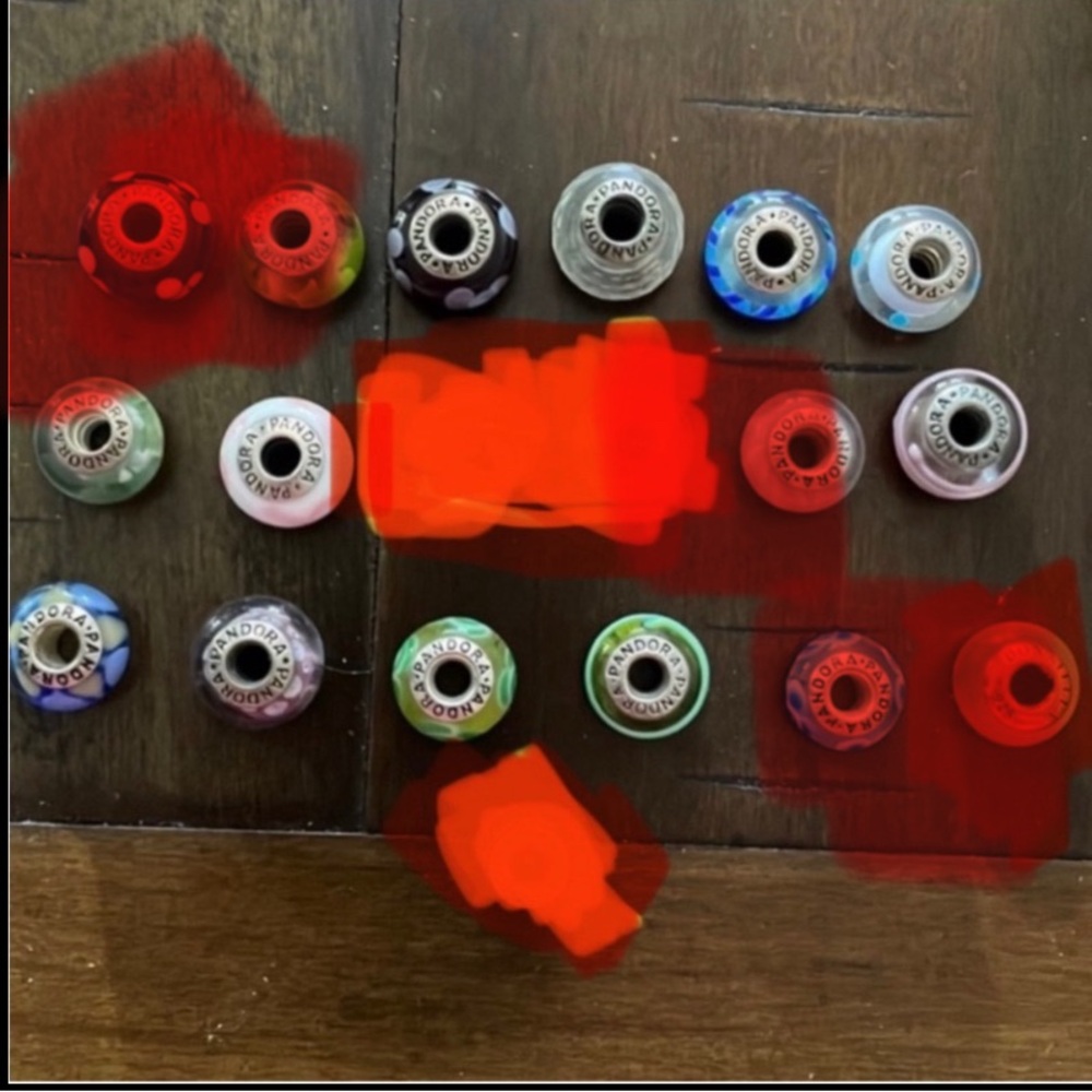 Authentic Retired Pandora Murano Charms